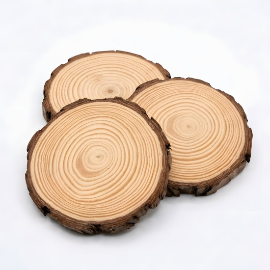 Wooden Coaster - 3 Pcs